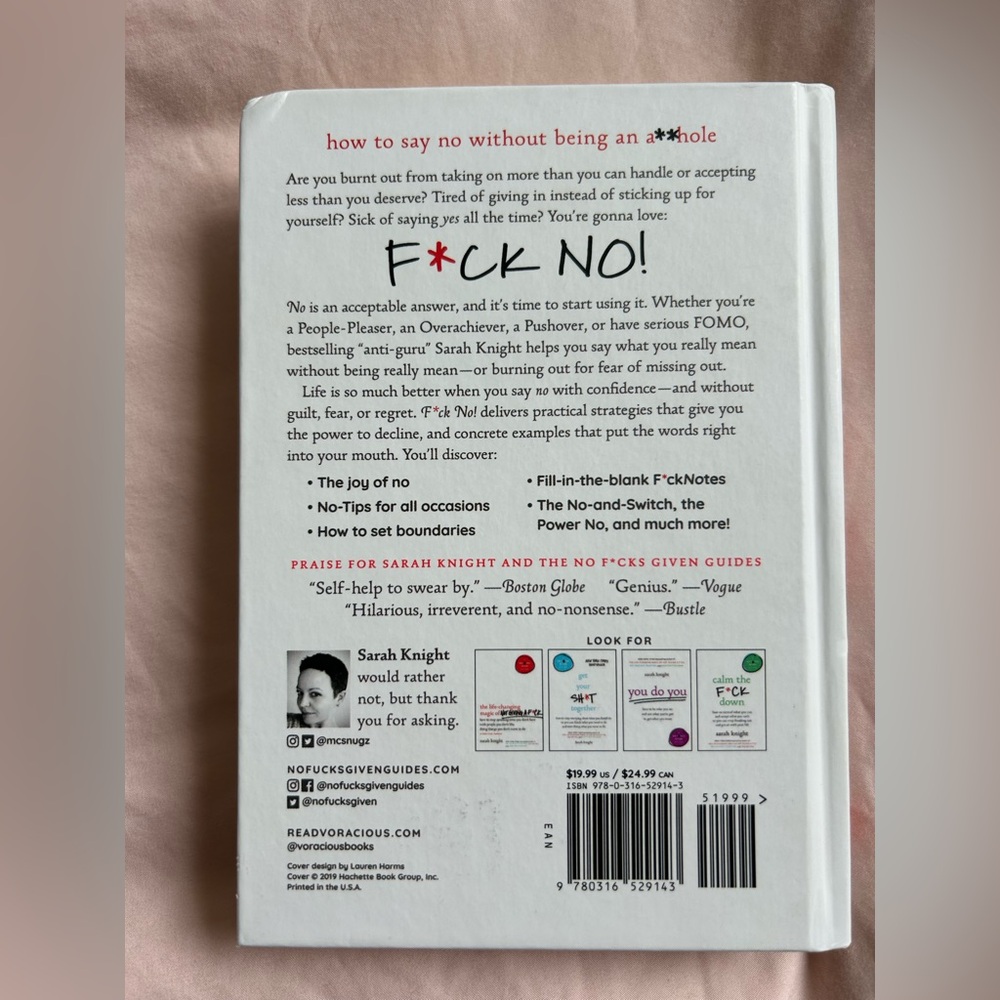 F*ck No! Hardcover Book - Picture 2 of 4